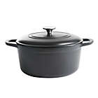 Alternate image 2 for Our Table&trade; 5.5 qt. Preseasoned Cast Iron Dutch Oven in Black