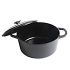 Alternate image 1 for Our Table&trade; 5.5 qt. Preseasoned Cast Iron Dutch Oven in Black