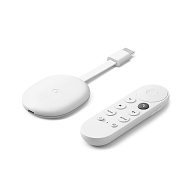 Google Chromecast with Google TV in White. View a larger version of this product image.