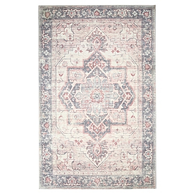 Levtex Home Heritage Medallion 8&#39; x 10&#39; Area Rug in Blush. View a larger version of this product image.