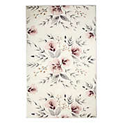 Levtex Home Adeline Floral Area Rug in Blush/Grey