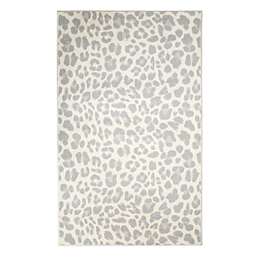 Levtex Home Leopard Area Rug in Grey/White. View a larger version of this product image.
