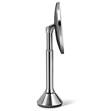 simplehuman&reg; 8-Inch Touch Control Sensor Mirror in Brushed Stainless Steel. View a larger version of this product image.