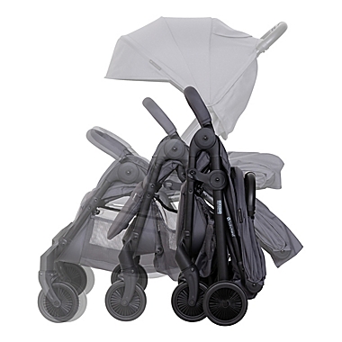 Baby Trend&reg; Gravity Fold Stroller in Smoke Grey. View a larger version of this product image.