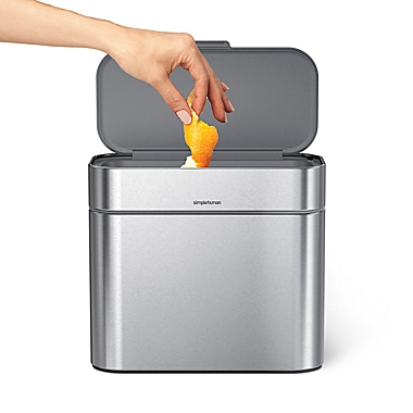 simplehuman&reg; 4-Liter Compost Caddy. View a larger version of this product image.