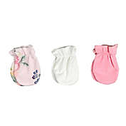 Toby Fairy&trade; 3-Pack Floral No-Scratch Mittens in Pink