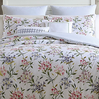 Laura Ashley&reg; Meadow Breeze Full/Queen Comforter Bonus Set in Purple. View a larger version of this product image.