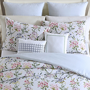 Laura Ashley&reg; Meadow Breeze Full/Queen Comforter Bonus Set in Purple. View a larger version of this product image.