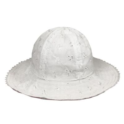Toby Fairy&trade; Reversible Eyelet Hat in Pink/White