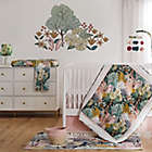 Alternate image 1 for Levtex Baby&reg; Ashika 4-Piece Crib Bedding Set in Green/Pink