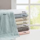 Alternate image 1 for Madison Park&reg; 6-Piece Waffle Cotton Bath Towel Set