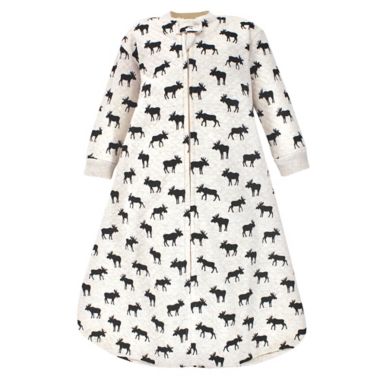Hudson Baby&reg; Moose Long Sleeve Wearable Blanket in Black. View a larger version of this product image.