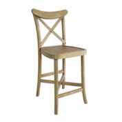 Bee &amp; Willow&trade; X-Back Stool in Distressed Natural
