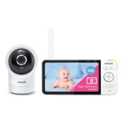 Vtech Rm5764 2hd 5 Inch Color Lcd Smart Wi Fi Baby Monitor With 2 Cameras Bed Bath Beyond