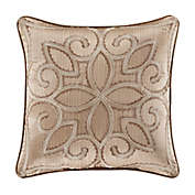 J. Queen New York&trade; Decade 18&quot; Square Throw Pillow in Gold