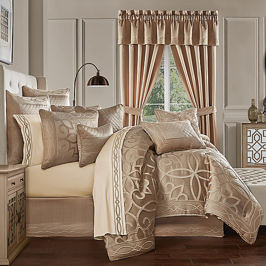 Alternate image 1 for J. Queen New York™ Decade 4-Piece King Comforter Set in Gold