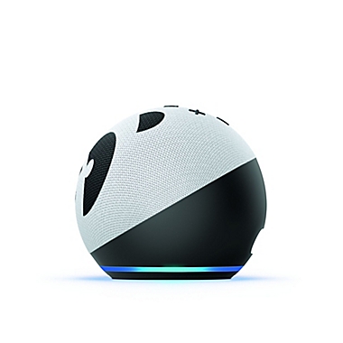 Amazon Panda&#39;s Kid Edition Echo 4th Generation in White/Black. View a larger version of this product image.