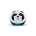 Alternate image 0 for Amazon Panda&#39;s Kid Edition Echo 4th Generation in White/Black