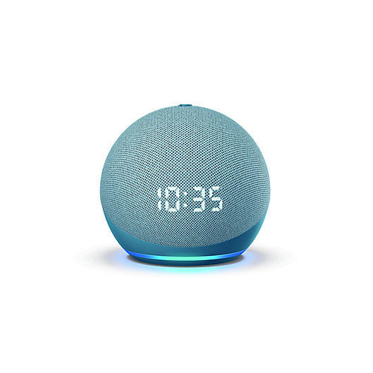 Alternate image 1 for Amazon Echo Dot 4th Generation with Clock