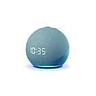 Alternate image 2 for Amazon Echo Dot 4th Generation with Clock in Blue