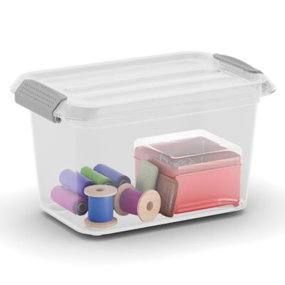 Simply Essential&trade; 6.2 qt. Latch Tote Storage Container