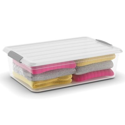 Simply Essential&trade; 32 qt. Latch Tote Storage Container