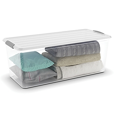 Simply Essential&trade; Latch Tote Storage Container. View a larger version of this product image.