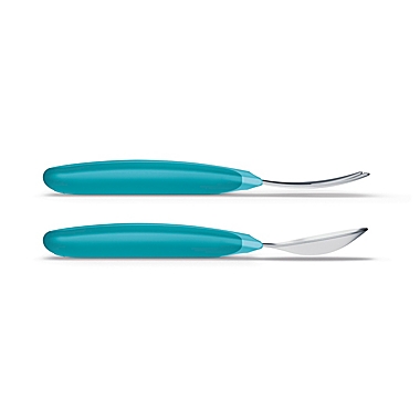 NUK Kiddy Cut. Fork, Knife, Spoon Set,3 Pk,18+ Mos. View a larger version of this product image.