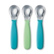NUK Kiddy Cutlery Spoons, 3 Pack, 18+ Months
