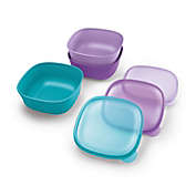 NUK Stacking Bowl and Lid, Assorted, 3 Pk, 4+ Mos