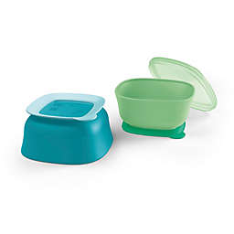 NUK Suction Bowl and Lid, Assorted, 2 Pk, 6+ Mos