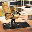 Alternate image 2 for Floortex&reg; 29.5-Inch x 47-Inch Advantagemat Vinyl Chair Mat for Hardwood Floors in Black