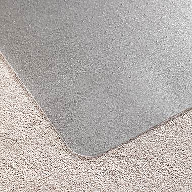 Floortex&reg; 45-Inch x 53-Inch Clear Vinyl Lipped Chair Mat for Carpets up to 1/4&quot;. View a larger version of this product image.