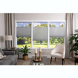 ST. CHARLES Top-Down Bottom-Up Light Filtering 64-Inch x 64-Inch Shade in Grey Cloud