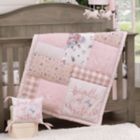 Alternate image 8 for NoJo&reg; Farmhouse Chic 4-Piece Crib Bedding Set in Pink
