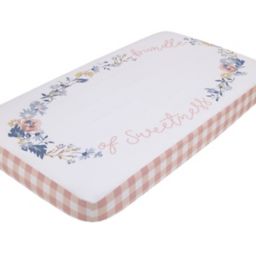 NoJo® Farmhouse Chic Photo Op Fitted Crib Sheet in Pink