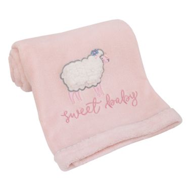 NoJo&reg; Farmhouse Chic Baby Blanket in Pink. View a larger version of this product image.