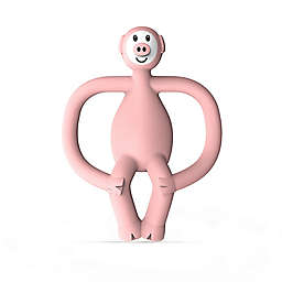 Matchstick Monkey™ Pickle Pig Silicone Teether in Pink