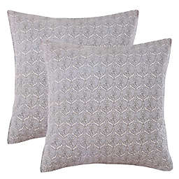 Levtex Home Clea European Pillow Sham in Grey (Set of 2)
