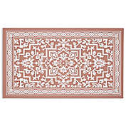 Home Dynamix Channing 2&#39;2 x 3&#39;9 Accent Rug in Rust/Ivory