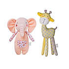 Alternate image 0 for Saro Lifestyle Elephant and Giraffe Longlegs 2-Piece Plush Toy Set