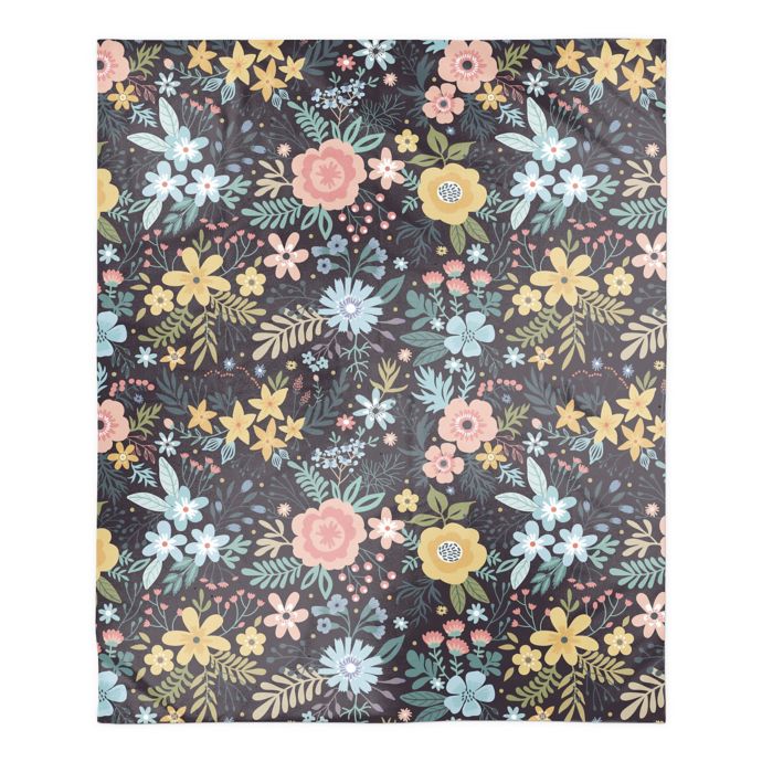 Designs Direct Bright Floral Pattern Throw Blanket In Pink Bed Bath Beyond