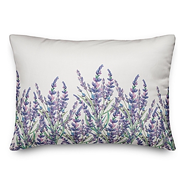 Lavender Field 14x20 Throw Pillow. View a larger version of this product image.
