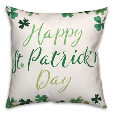 Patrick's Day Irish Ireland Women Gift Ideas Irish Girl Funny Green Beer Drinking St Multicolor 18x18 St Patrick's Day Gift Throw Pillow