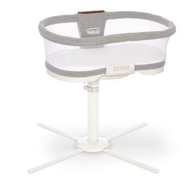 HALO&reg; Bassinest&reg; Luxe Swivel Sleeper in Dove Grey. View a larger version of this product image.