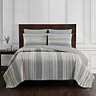 Alternate image 0 for Jacob Stripe 3-Piece Full/Queen Quilt Set in Neutral