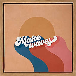 Wild Sage™ "Make Waves" Decorative Framed Canvas
