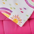 Alternate image 1 for Urban Playground Rainbows and Suns 3-Piece Reversible Full/Queen Quilt Set in Pink