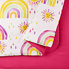 Alternate image 4 for Urban Playground Rainbows and Suns 3-Piece Reversible Full/Queen Quilt Set in Pink