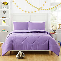 Urban Playground Iris Reversible Comforter Set in Purple